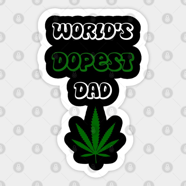 world's dopest dad Sticker by yassinnox